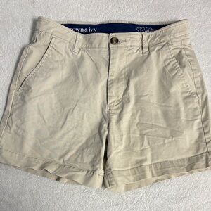 Crown & Ivy Khaki Casual Shorts
